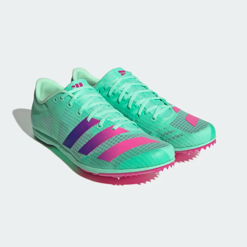 Adidas Adizero Distancestar Shoes - Pulse Mint/Lucid Blue/Lucid Fuchsia