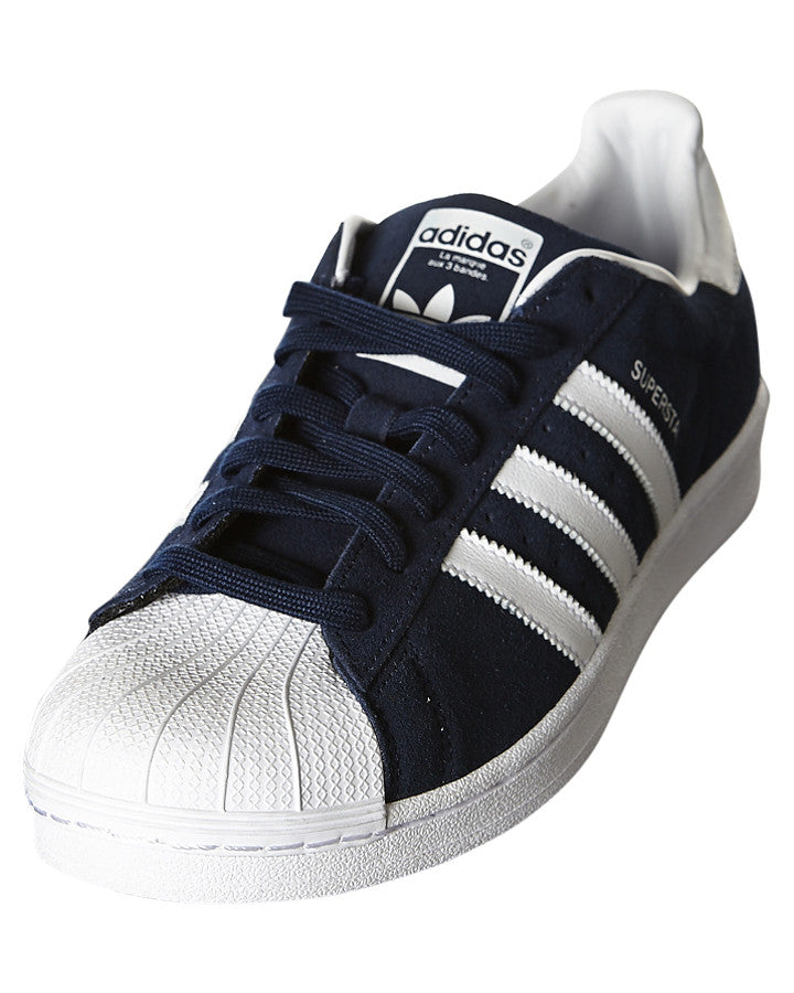 Adidas Originals Superstar Suede Navy/White/Navy S75142