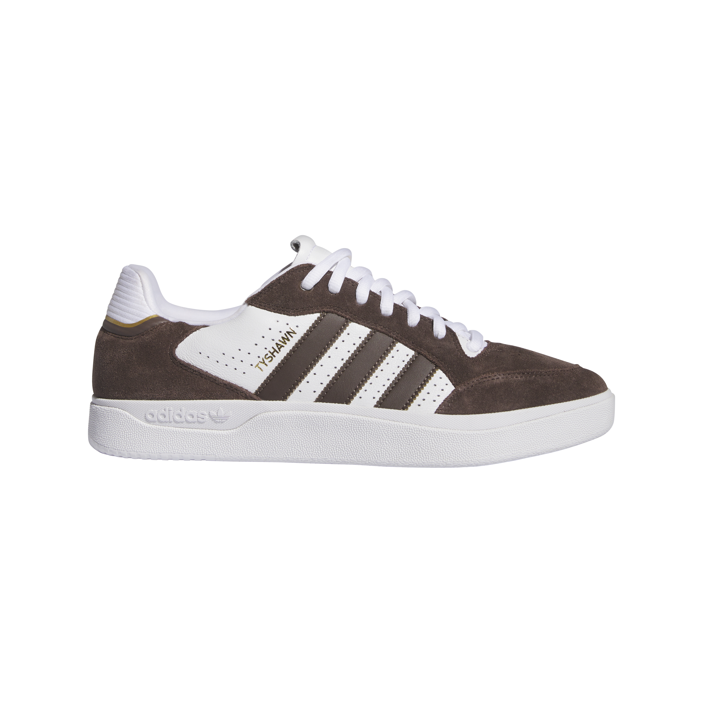 Adidas Tyshawn Low - Brown/White/Gold Metallic