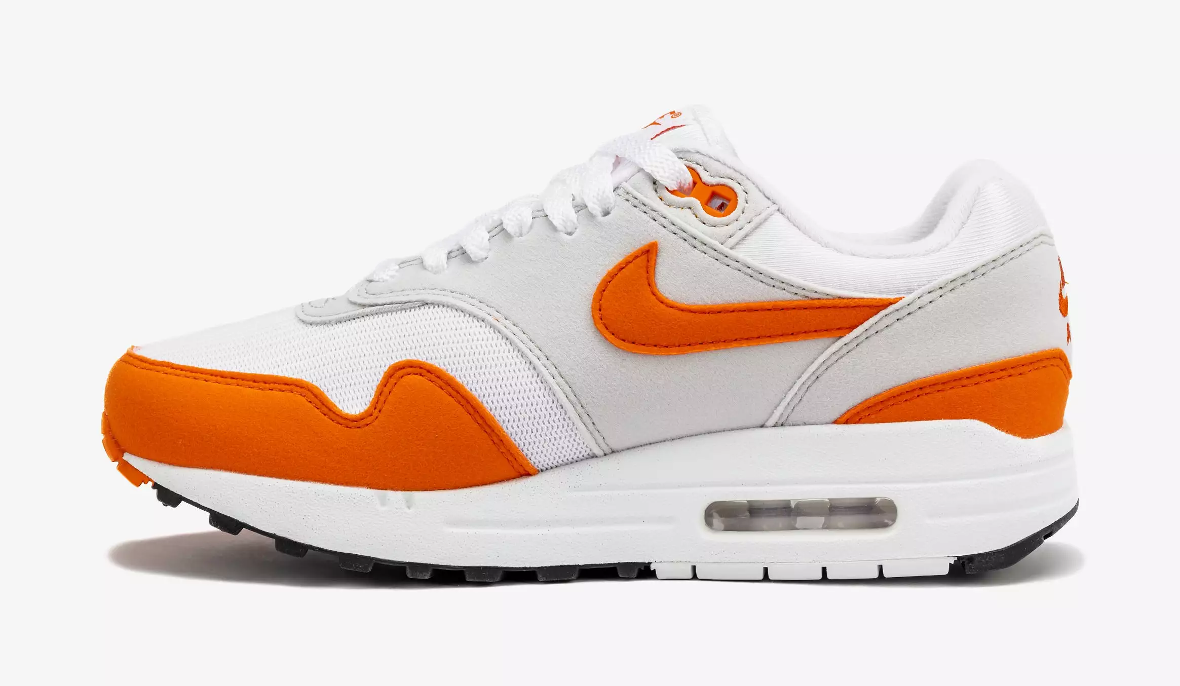 Air Max 1 '87 Safety Orange Womens Lifestyle Shoes (Orange/Grey)