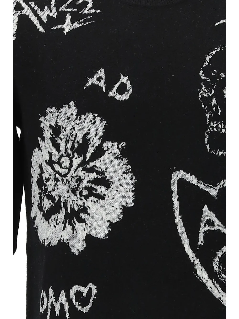 Alexander McQueen All-Over Graphic Printed Pullover