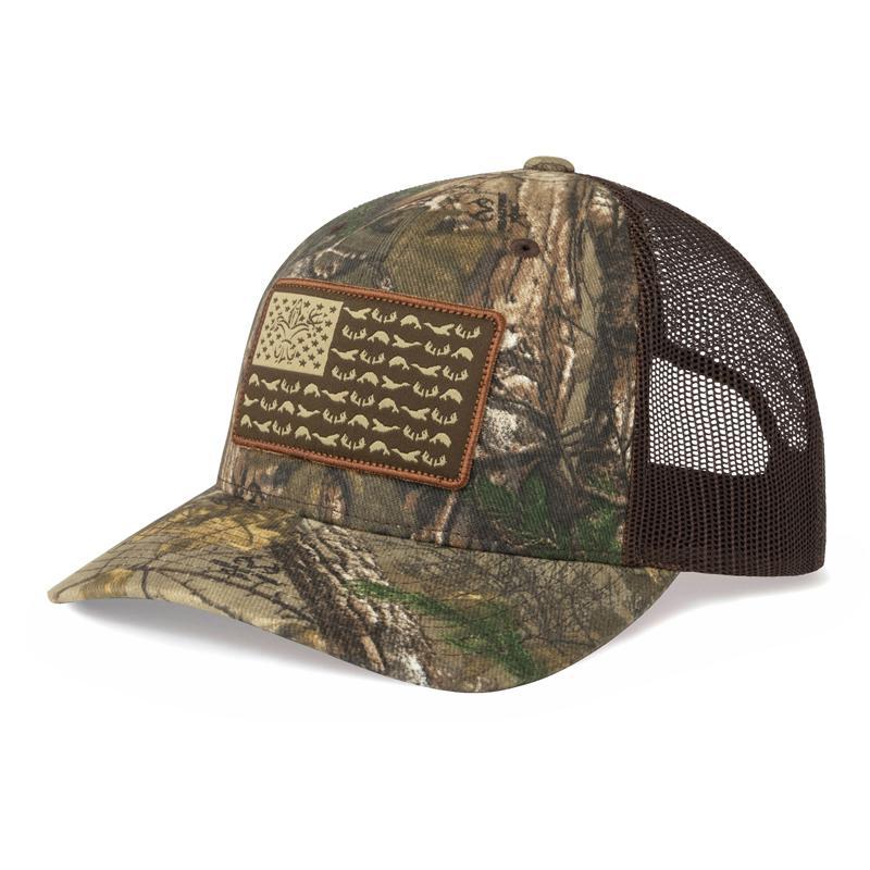 American Flag Snapback Camo Hunting Hat - Max 5/Buck