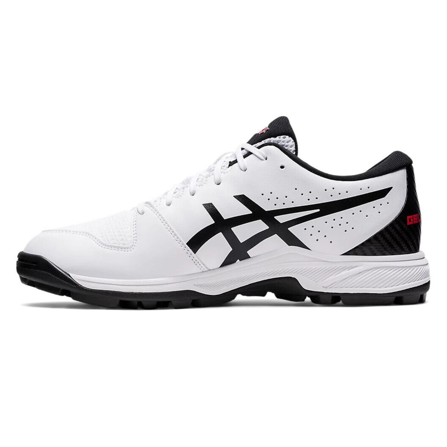 Asics Cricket Shoes, Model Gel-Peake 2, White/Black