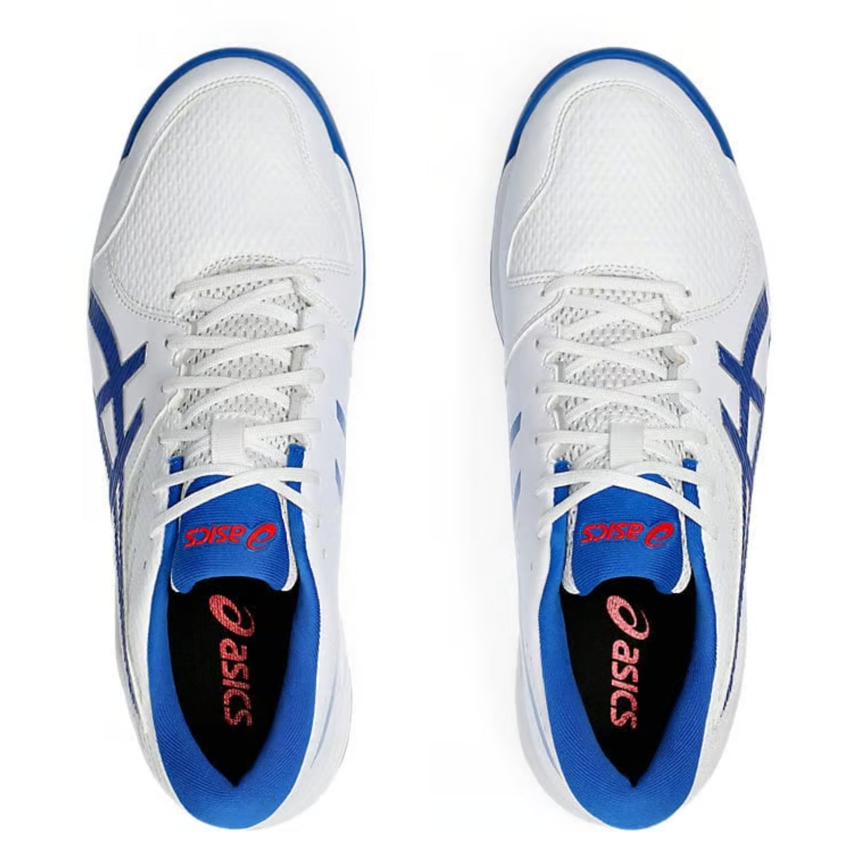 Asics Gel-Peake 2 White Tuna Blue Cricket Shoes 2024 MODEL