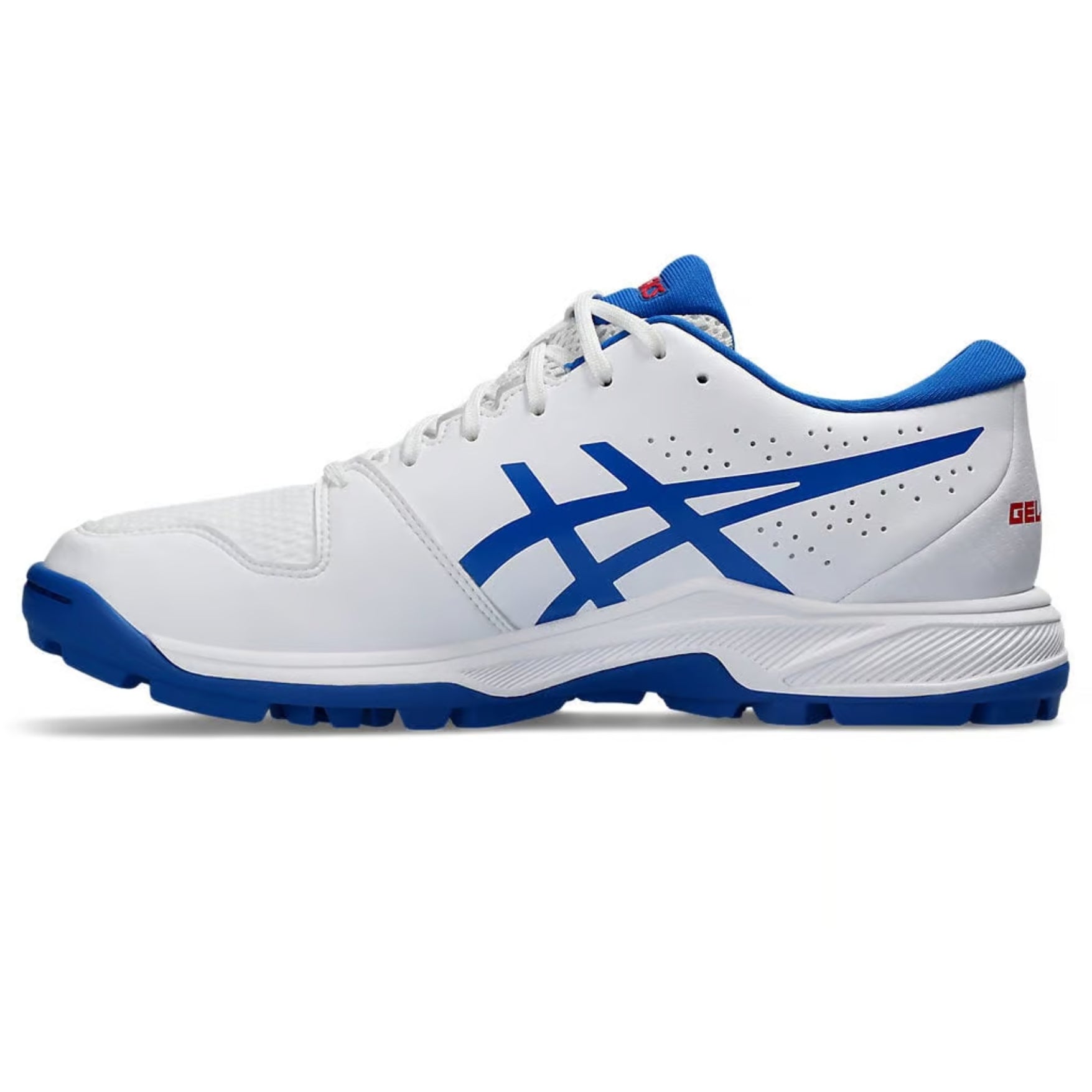 Asics Gel-Peake 2 White Tuna Blue Cricket Shoes 2024 MODEL