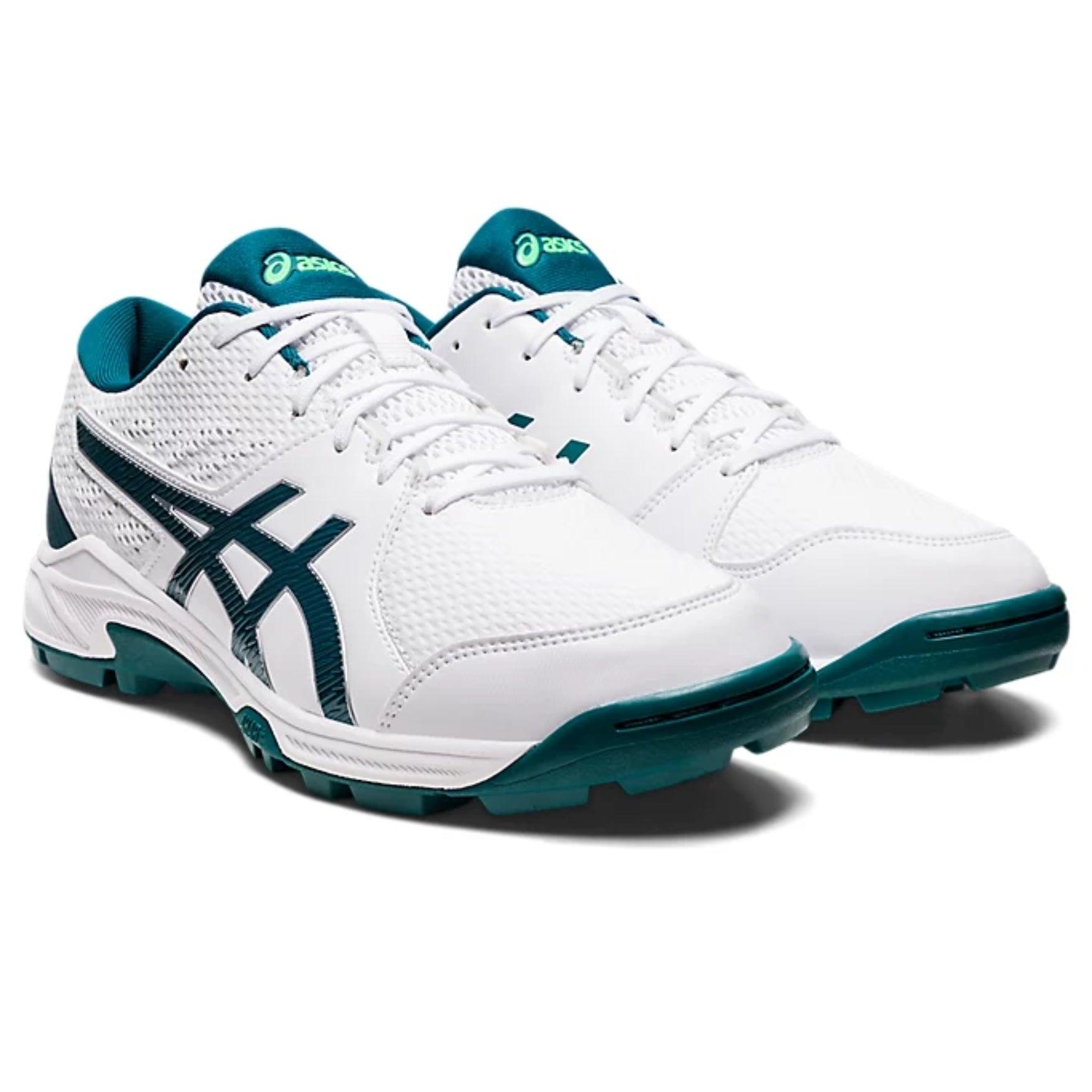 Asics Gel-Peake 2 White Velvet Pine Cricket Shoes 2024 MODEL