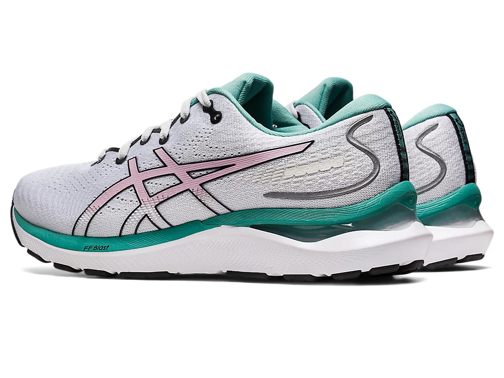 ASICS Women's GEL-CUMULUS 24 (Polar Shade/Barely Rose)