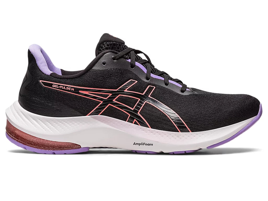 ASICS Women's GEL-PULSE 14 (Black/Papaya)