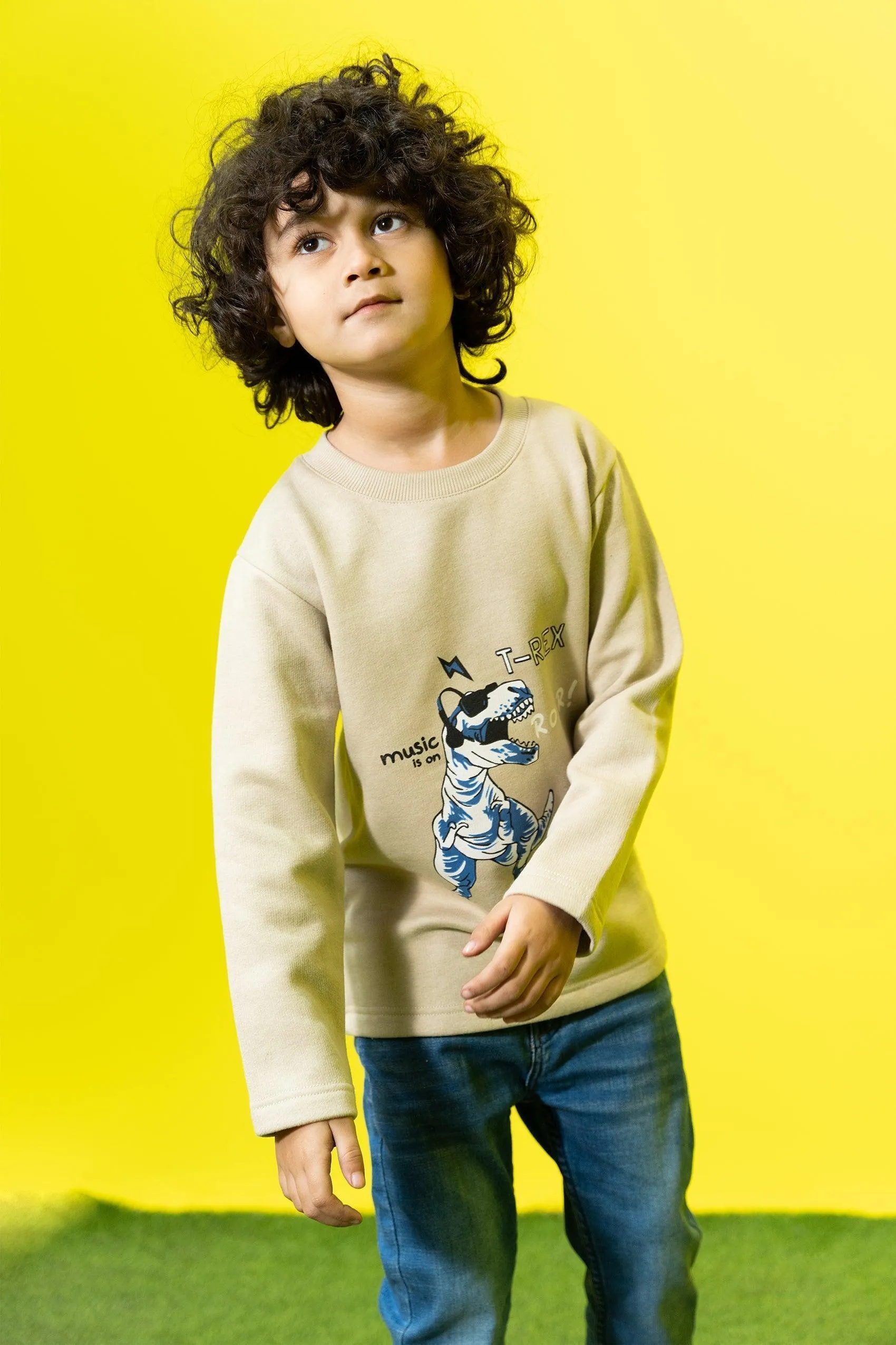 Boys Round Neck Tee SKD-073-23