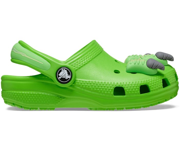 Crocs Toddler Classic I AM Dinosaur Clog - Green Slime