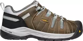 'Keen Utility' Women's Flint II EH Steel Toe - Cascade Brown / Surf Spray