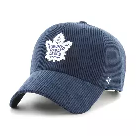 Maple Leafs Adult Corduroy Clean Up Slouch Hat - BLUE