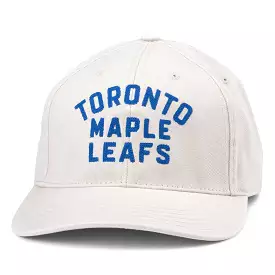 Maple Leafs American Needle Men's Hepcat Wordmark Adjustable Hat - CREAM