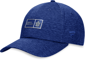 Maple Leafs Fanatics Men's 2023 Authentic Pro Rink Road Slouch Adjustable Hat