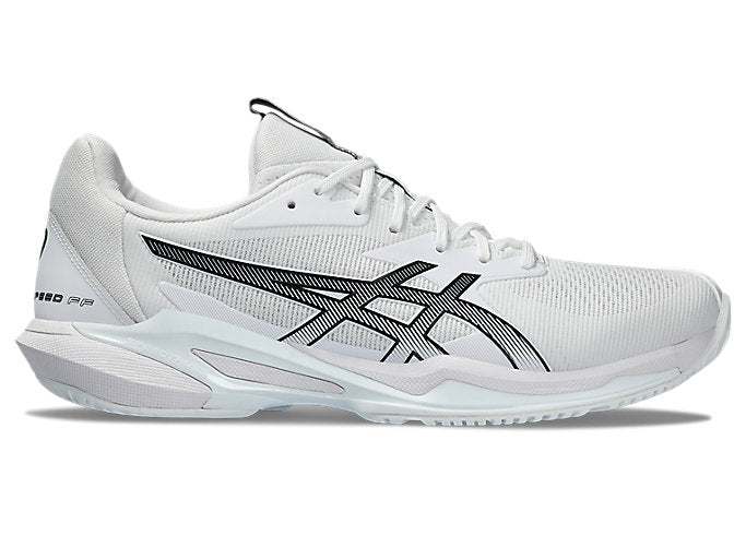 Men's Asics Solution Speed FlyteFoam 3, White/Black, 9 D Medium