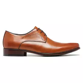 Mens Julius Marlow Keen Formal Dress Work Cognac Leather Lace Up Shoes