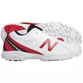 New Balance Cricket Shoes, Model CK4020R2 Rubber Sole Shoes - Red/White