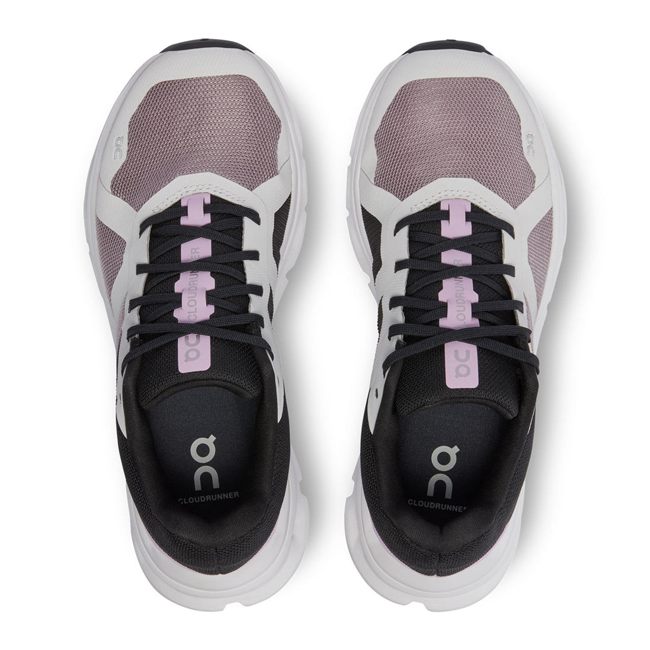 'On Running' Women's Cloudrunner - Heron / Black