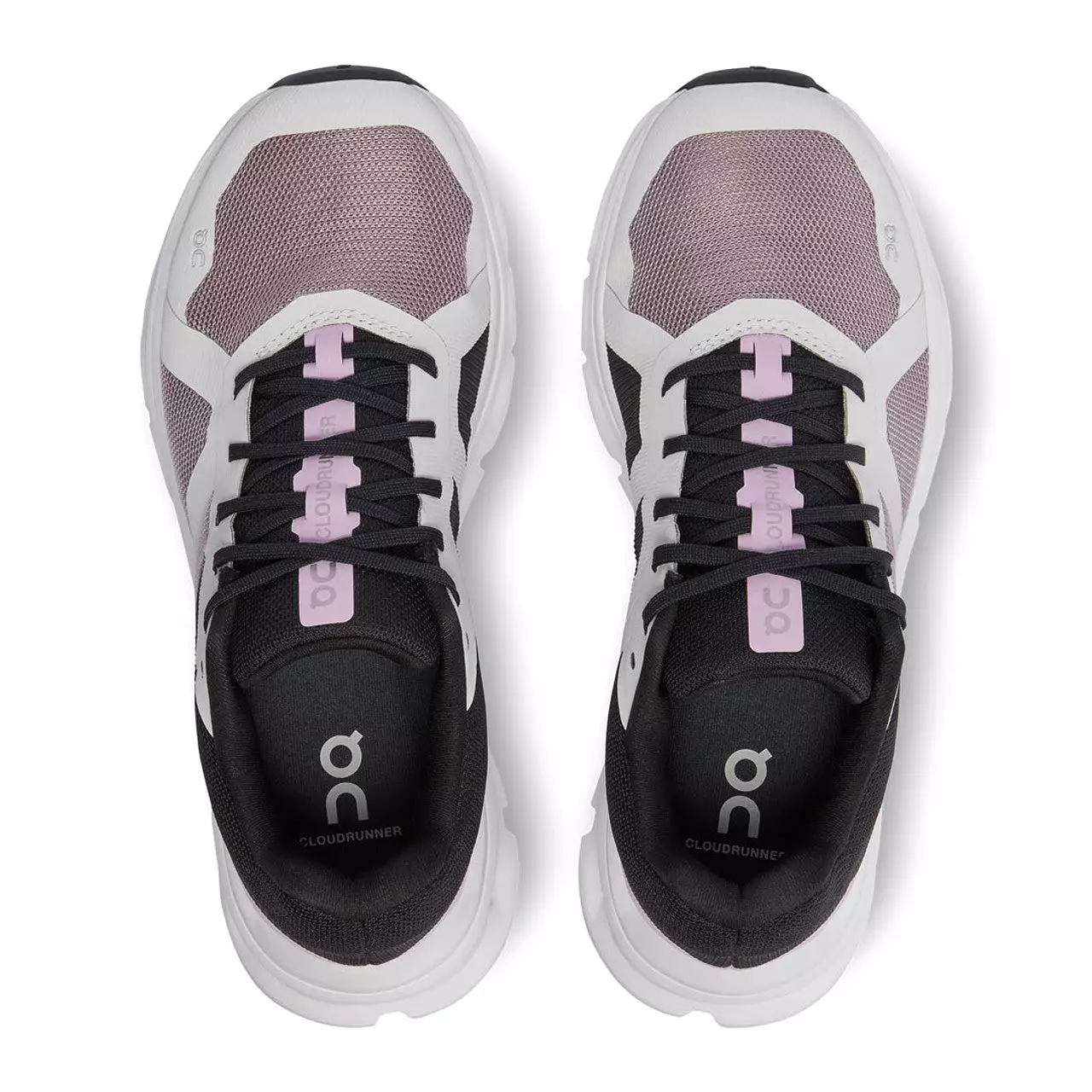 'On Running' Women's Cloudrunner - Heron / Black