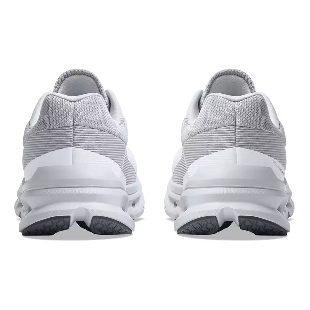 'On Running' Women's Cloudrunner - White / Frost (Wide)