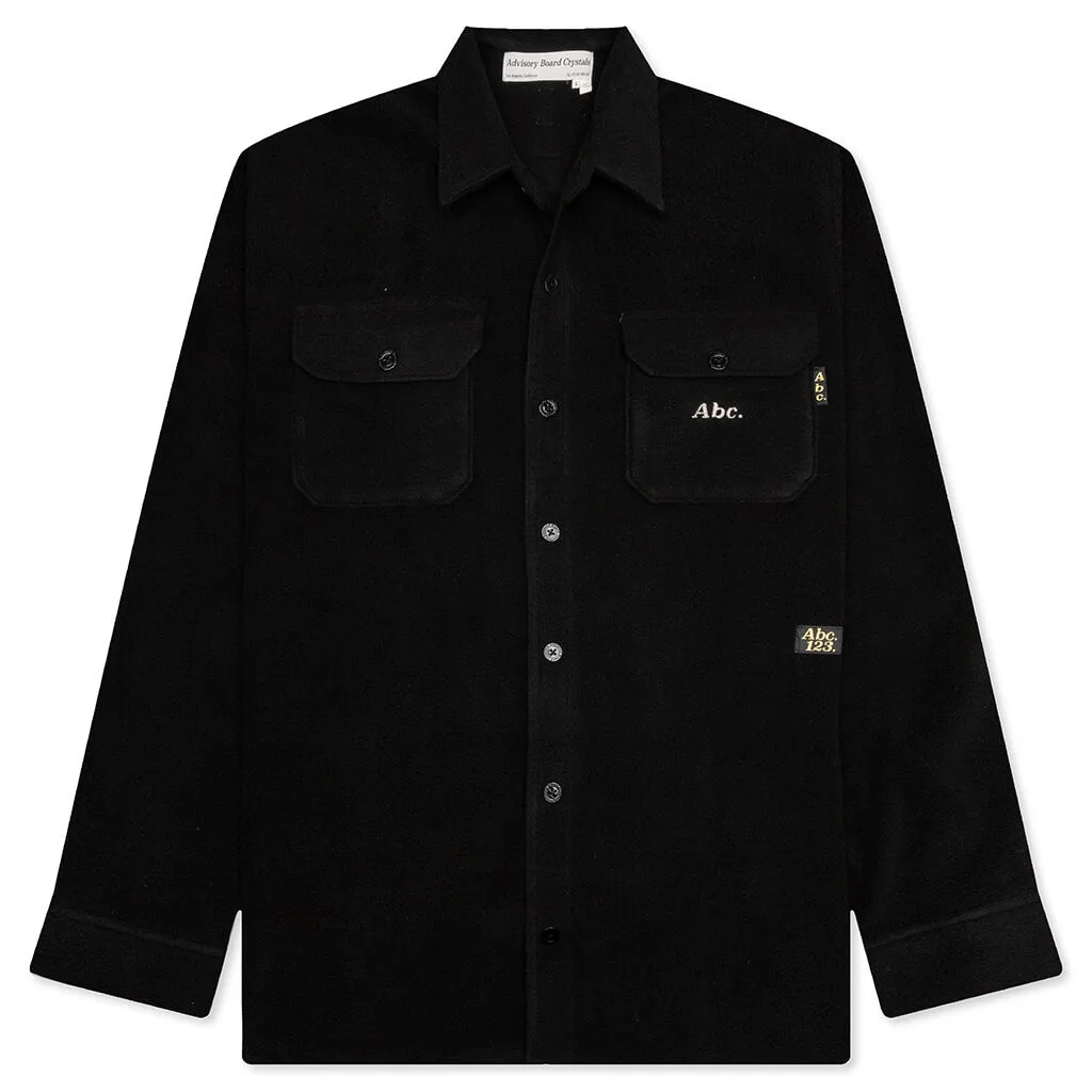 Polar Fleece Shirt - Anthracite Black