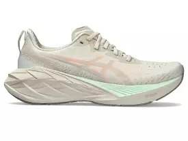 Women's Asics Novablast 4, Oatmeal/Moonrock, 11.5 B Medium