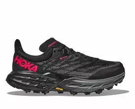 Women's Hoka One One Speedgoat 5 GTX Spike, Black/Black, 9.5 B Medium